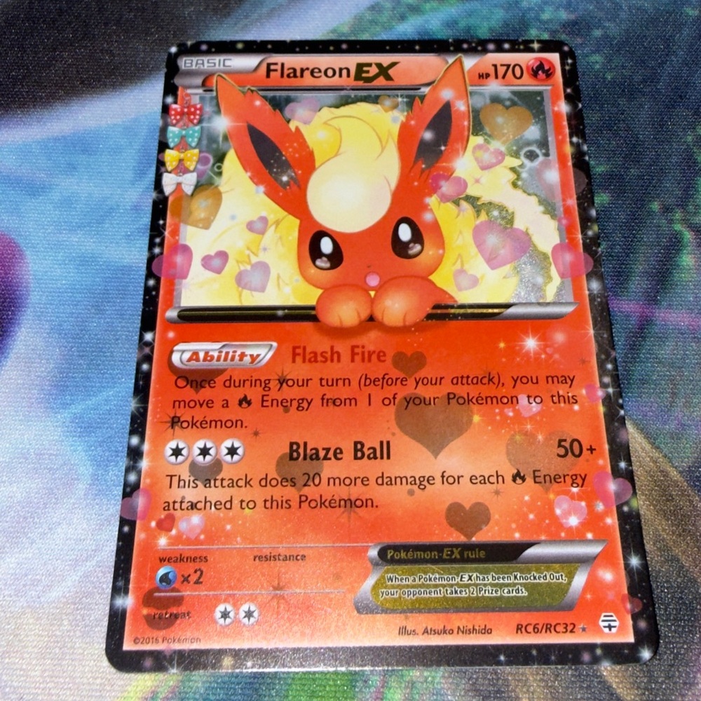 Flareon EX Generations Radiant
Collection Holo Pokemon card tcg